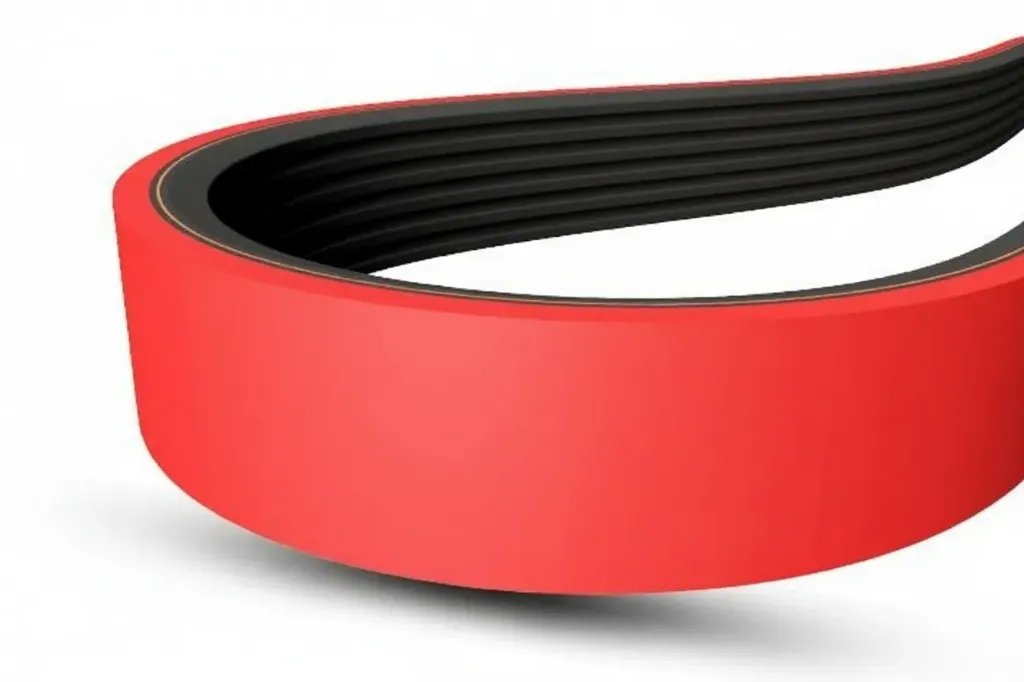 POLY V BELTS WITH RUBBER COATING