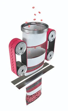 VFF MACHINE WITH BELTS